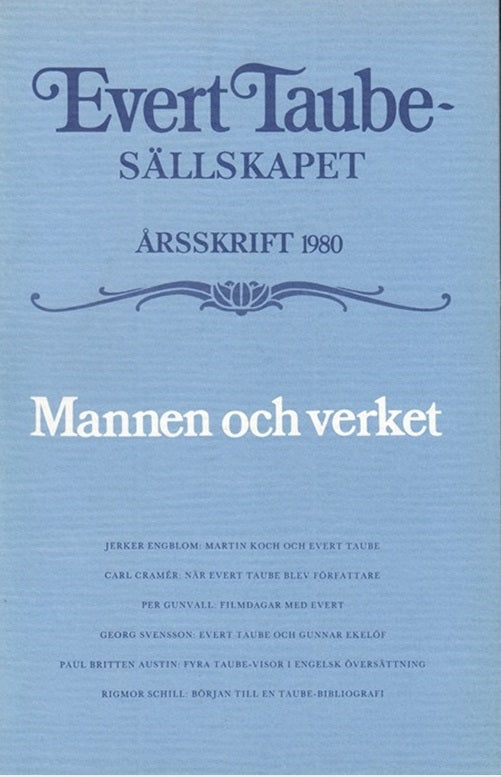 1980: Mannen och verket