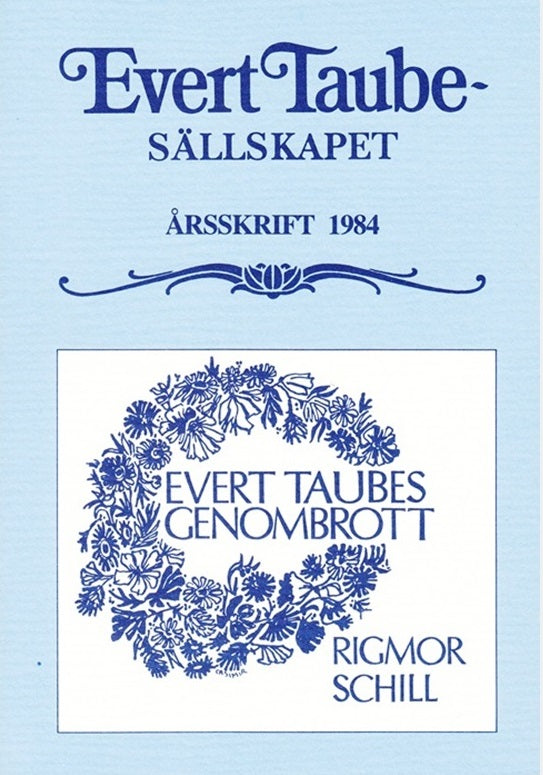 1984: Evert Taubes genombrott