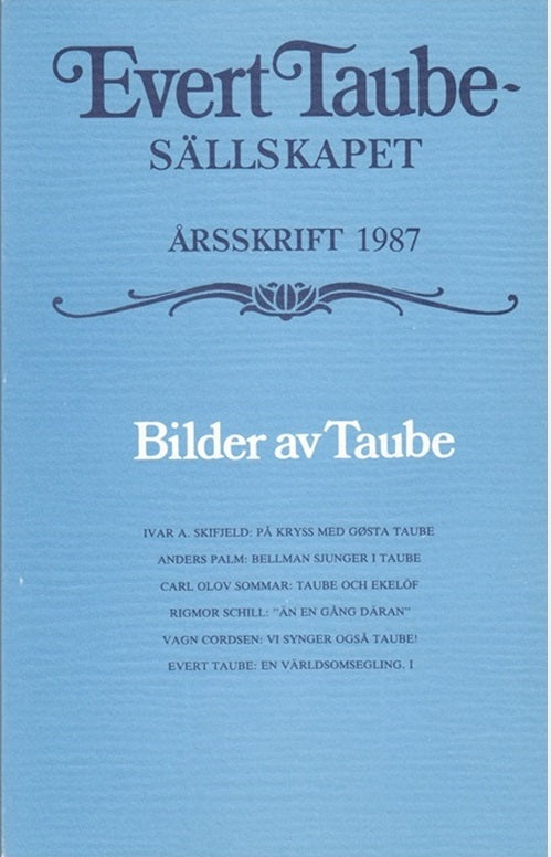 1987: Bilder av Taube
