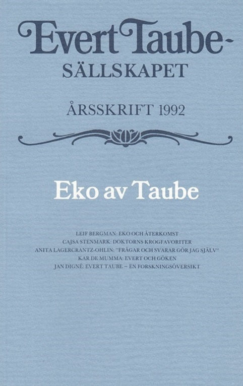 1992: Eko av Taube
