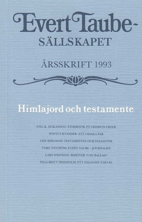 1993: Himlajord och testamente