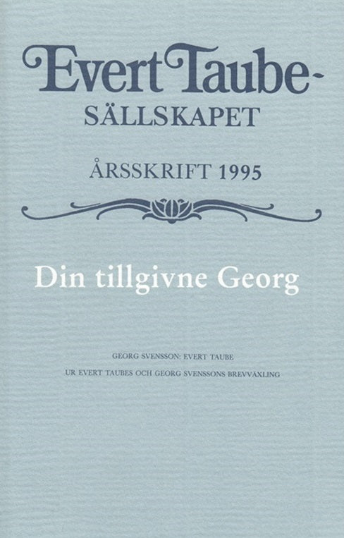 1995: Din tillgivne Georg